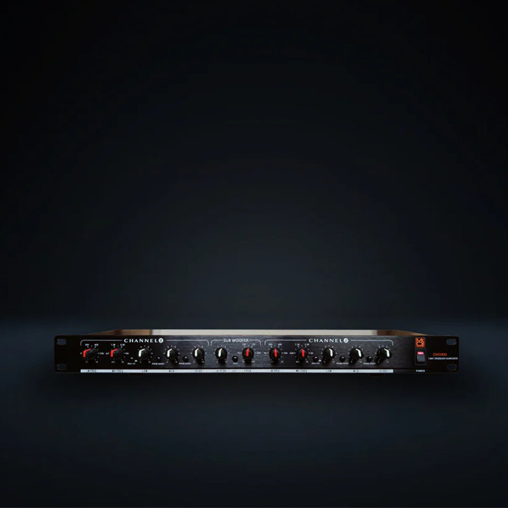 MR DJ 234XO 2/3-Way Stereo, 4-Way Mono Crossover