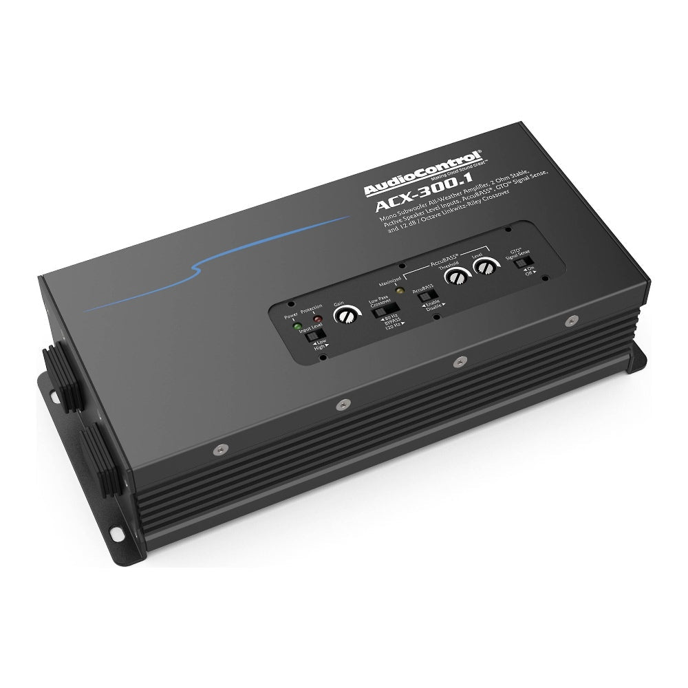 AudioControl ACX-300.1 ACX Series All-Weather 300W Monoblock Audio Marine Amplifier