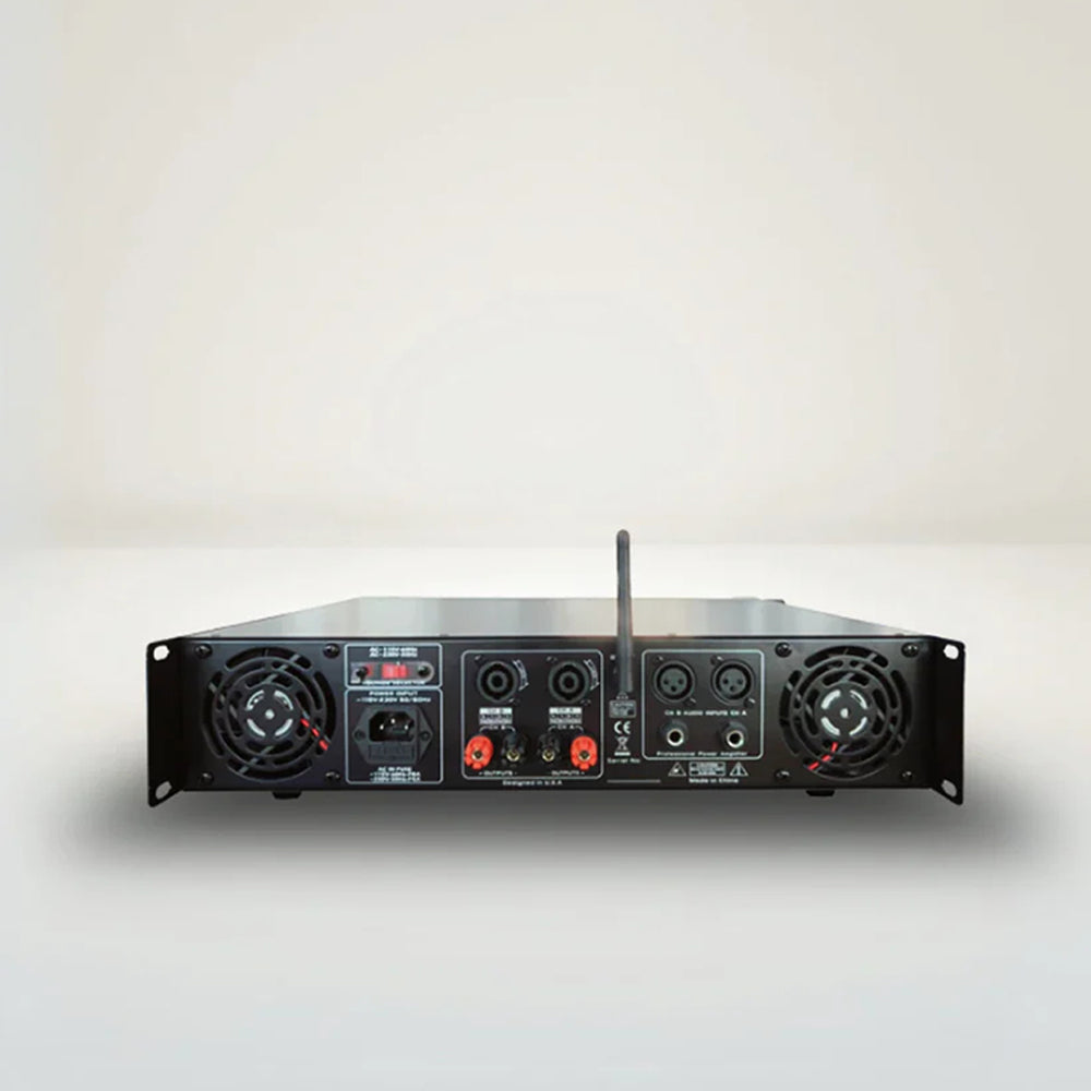 MR DJ AMP3000DSP 2Ch Class Ab 3000W Pa Dj Power Amplifier Onboard Dsp Bluetooth Usb