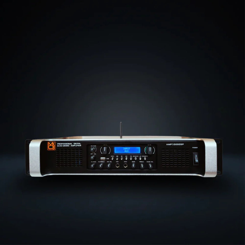 MR DJ AMP5000DSP 2Ch Class Ab 5000W Pa Dj Power Amplifier With Onboard Dsp Bluetooth Usb