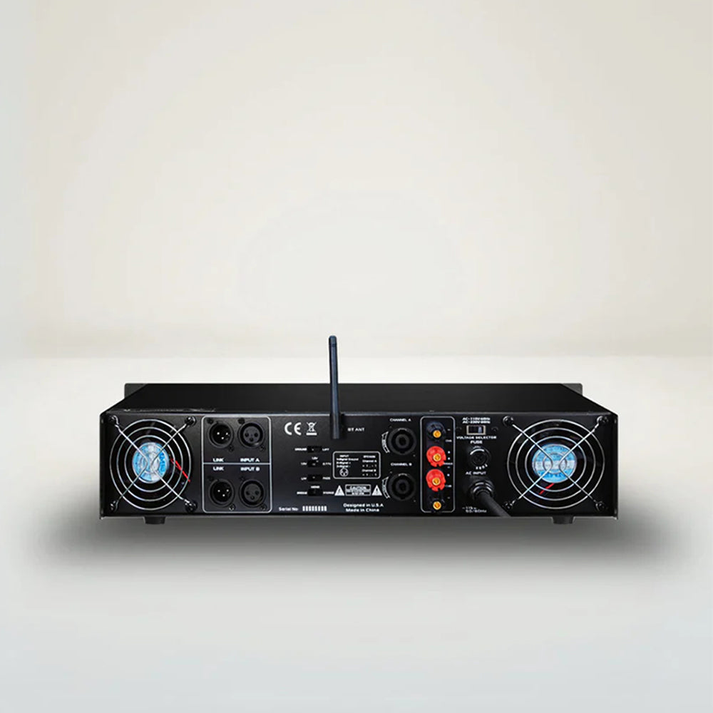 MR DJ AMP7000DSP 2Ch Class Ab 7000W Pa Dj Power Amplifier Onboard Dsp Bluetooth Usb