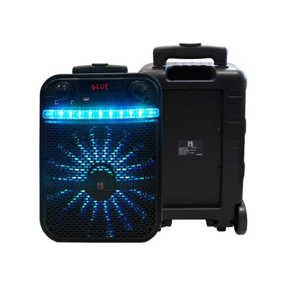 MR DJ AXL 10 Inch Active Speaker With  Bluetooth & Fm Radio & Mp3  Player, Eq, With Built In 4  Hours Battery