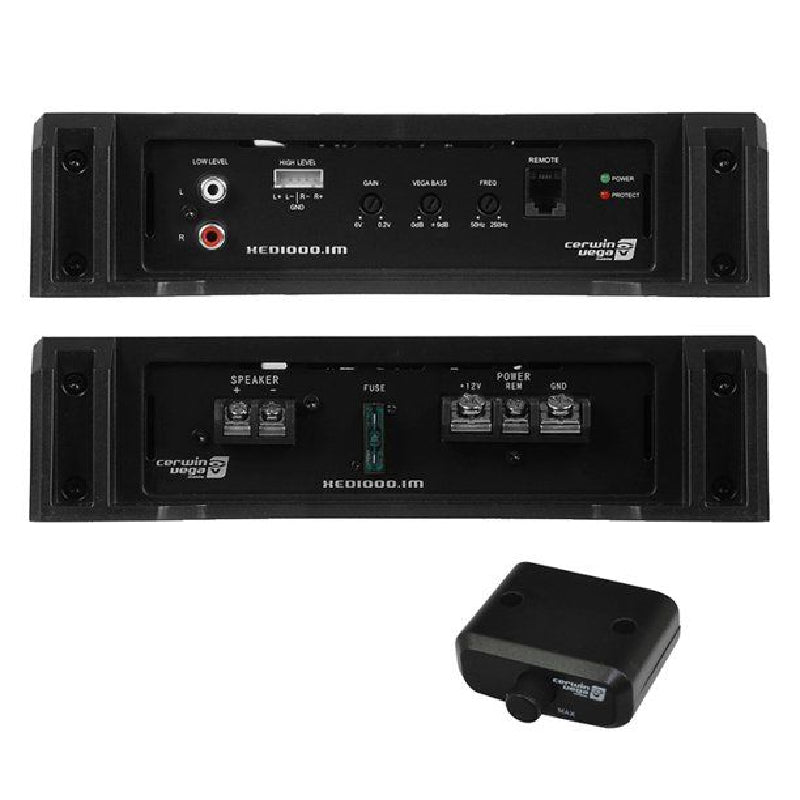 Cerwin Vega BKX212S XED Series 12" 500W RMS (1000 Peak Power Handling) Dual-Loaded Sealed Basskit Subwoofers in Factory-Tuned Enclosure