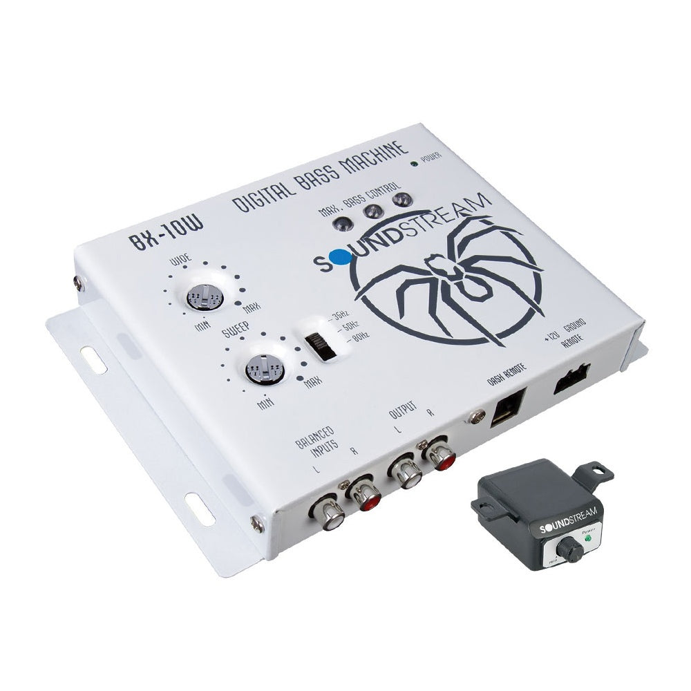 Soundstream BX-10W (White) Digital Bass Reconstruction Processor with Remote