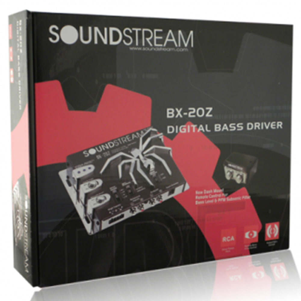 Soundstream BX-20Z Digital Bass Driver with Dash Mount Remote Control