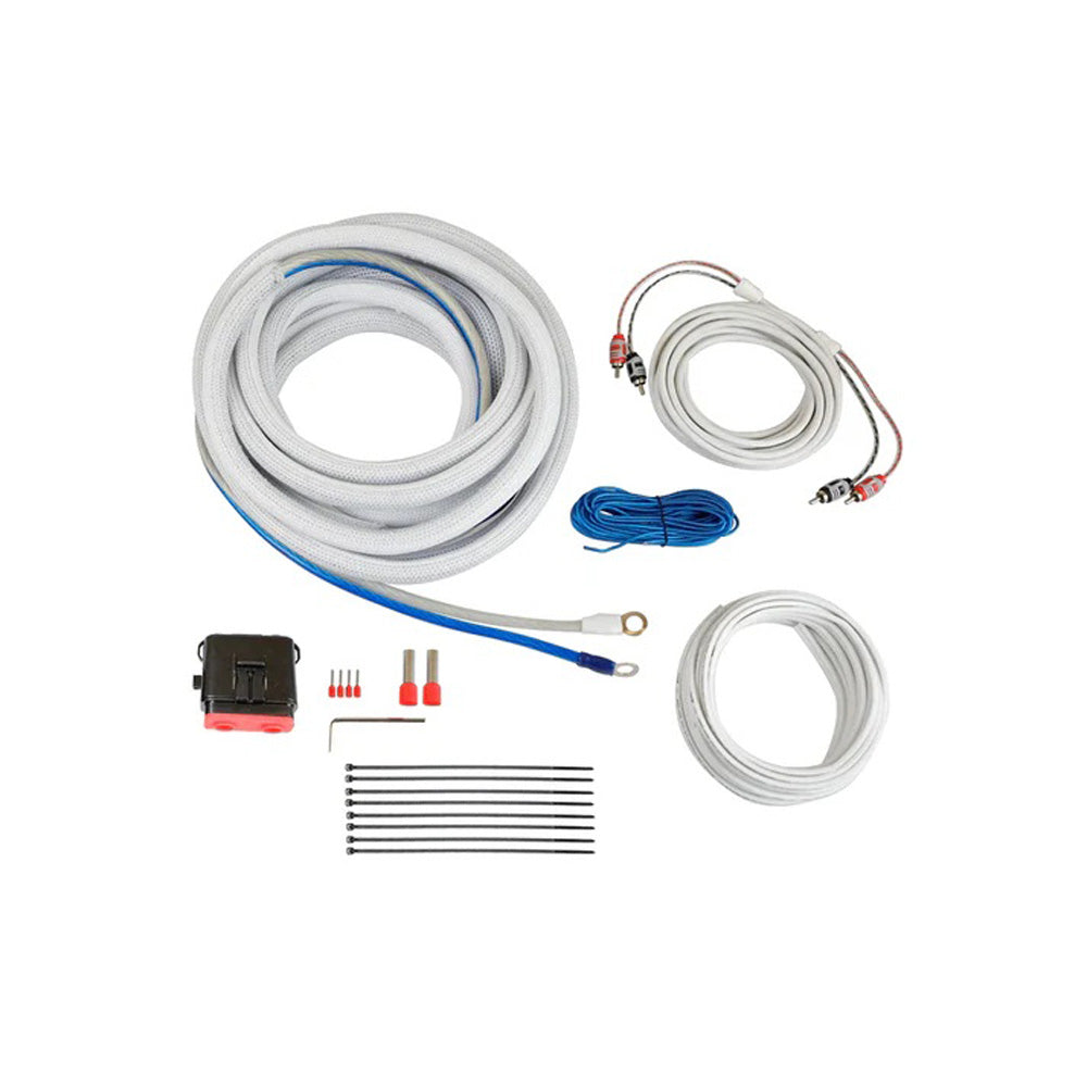 Cerwin Vega CAKM42 4 Gauge Complete Waterproof Amp Kit, 20ft. with RCA, Speaker Cable