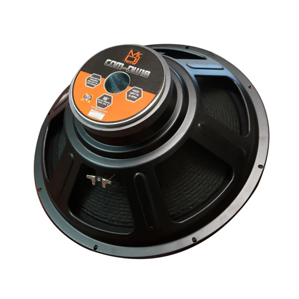 MR DJ COMDW18 18 Inch 4500W 60 Oz. 8-Ohms Universal Pro Pa/Dj Raw Woofer Subwoofer
