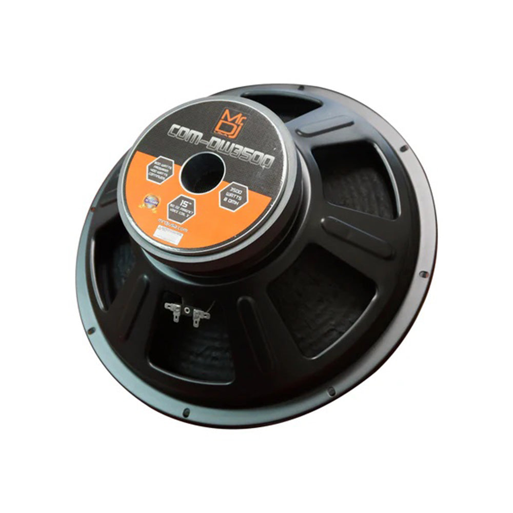 MR DJ COMDW3500 15 Inch 3500W 60 Oz. 8-Ohms Universal Pro Pa/Dj Raw Woofer Subwoofer