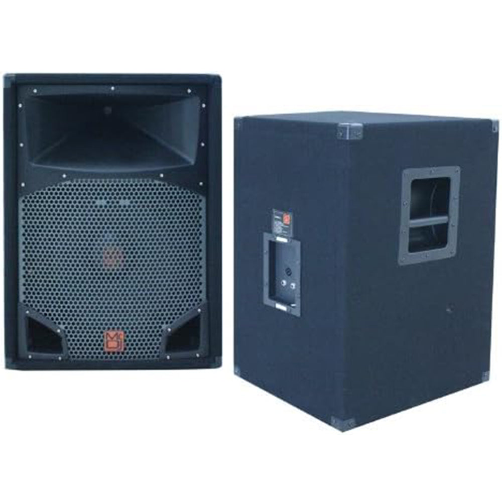 MR DJ COMS15 2-Way Pa Dj Speaker 15" 2500 Watts 2" Titanium Driver