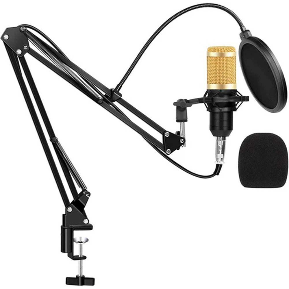 MR DJ CONDKIT5 Professional Condenser Microphone 4-In-1 Kit