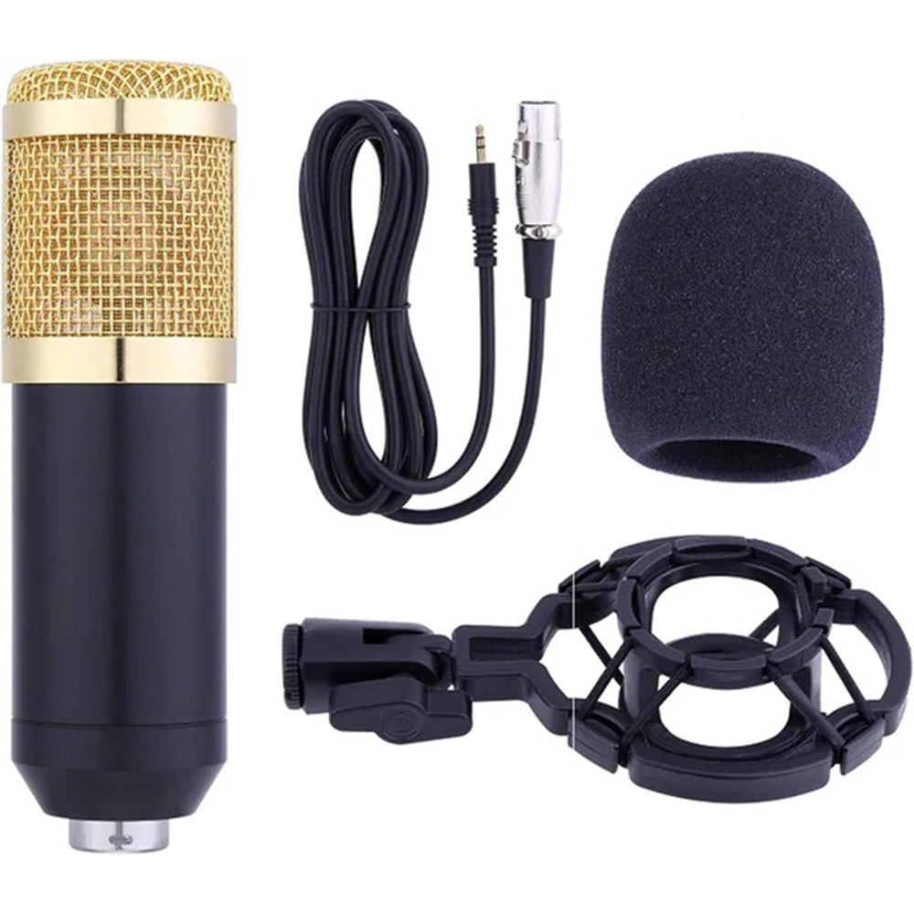 MR DJ CONDKIT5 Professional Condenser Microphone 4-In-1 Kit