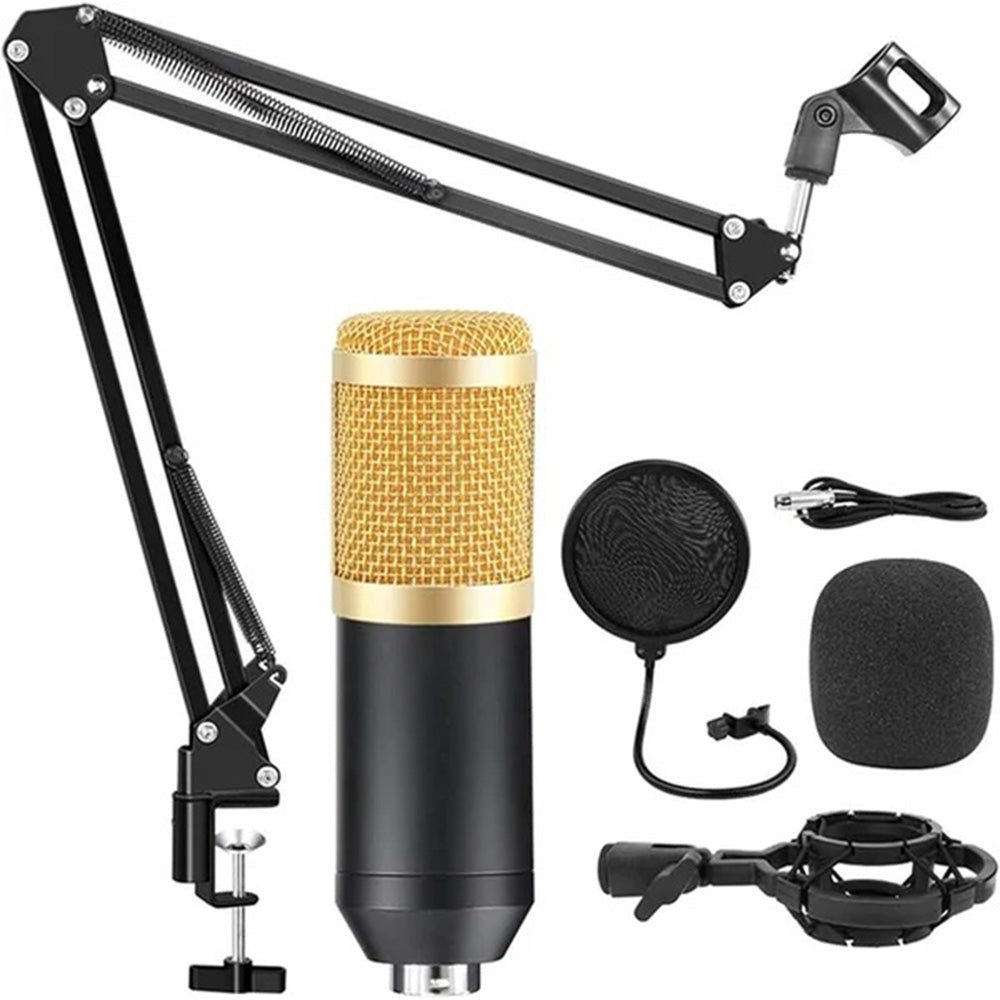 MR DJ CONDKIT5 Professional Condenser Microphone 4-In-1 Kit