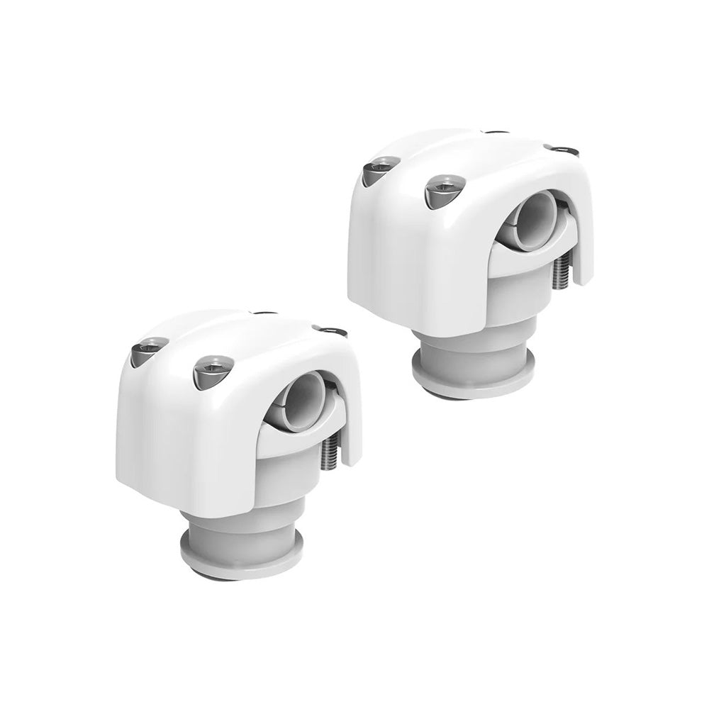 Cerwin Vega CS75W 0.75"-1.75" Pod/Canister White Clamps (Pair)