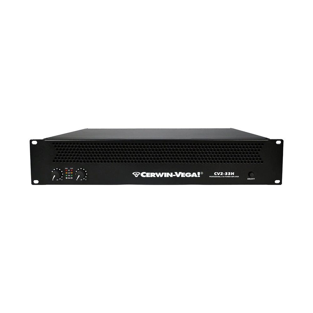 Cerwin Vega CV2-33H 2-Channel Power Audio Amplifier, 2880W 120V-Bridging 8Ω