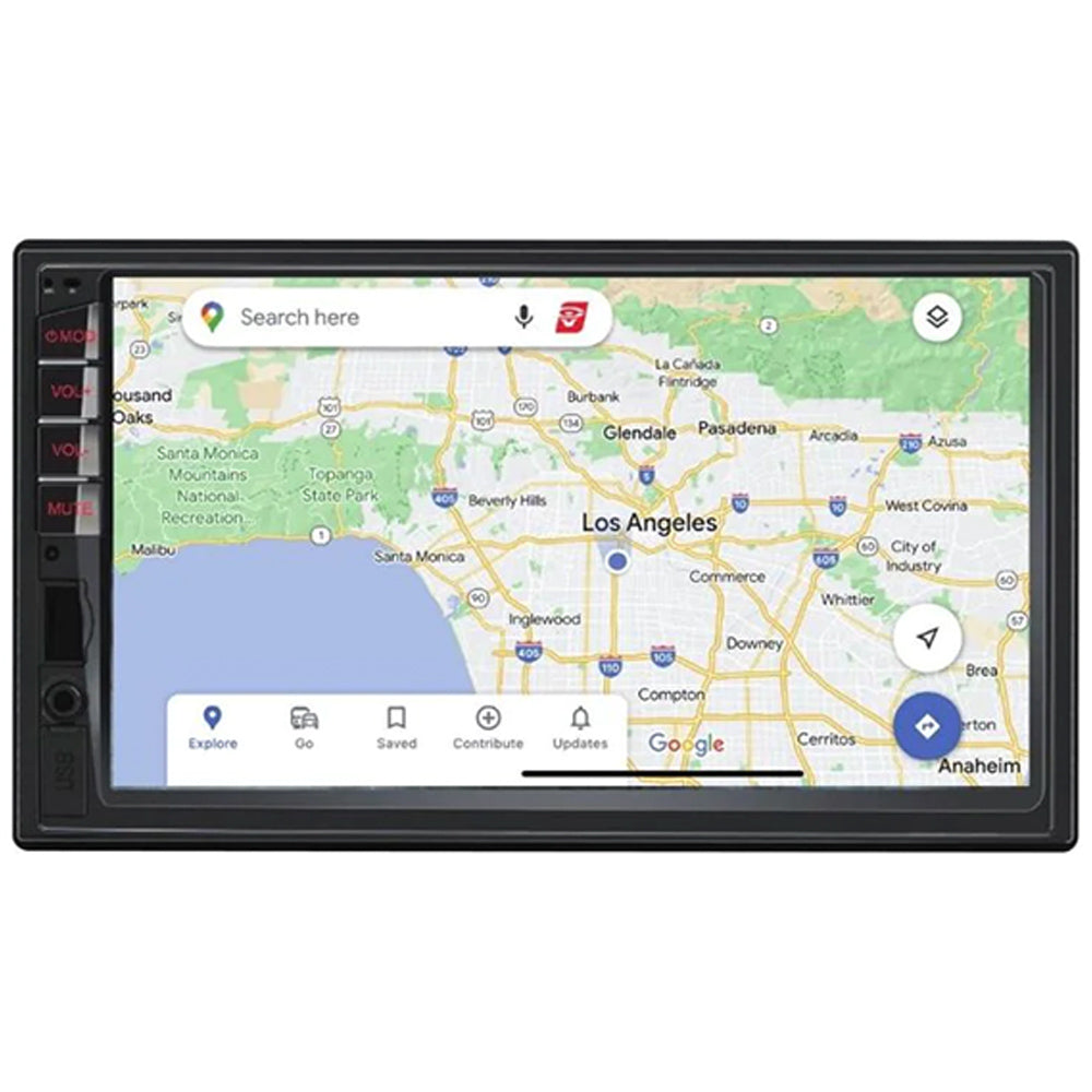 Cerwin Vega CV7BM 2-DIN Mechless MP5 Multimedia Receiver with 7 Inch LCD Touch Screen