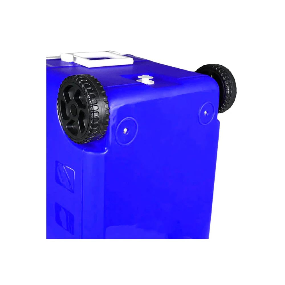 Cerwin Vega CVC65B 55QT Blue Cooler with 6.5 Inch 2-Way Marine Built-In Speakers, BT Streaming, Phone Charger, 10hr Battery