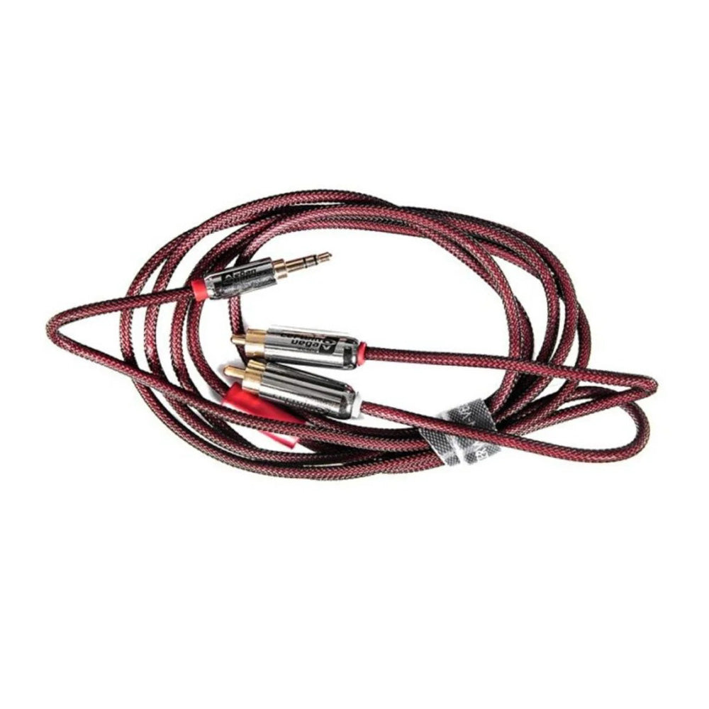 Cerwin Vega CVM2RCA6 6ft 2-Connector RCA male to 3.5mm male audio cable