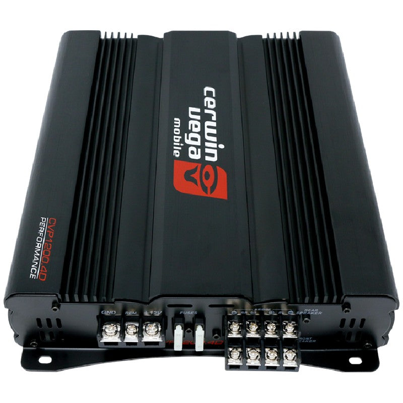 Cerwin Vega CVP1200.4DCerwin Vega CVP1200-4D CVP Series 4-Channel Class D 1 Ohm Stable Amplifier