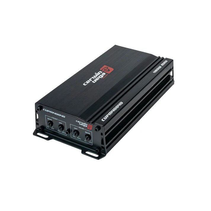 Cerwin Vega XED62 (XED Series 6.5" 2-Way Coaxial Speakers) + XED693 (XED Series 6"x9" 3-Way Coaxial Speakers) + CVPM400.4D (CVPM Mini-Series 4-Channel Full Range Class-D Amplifier)