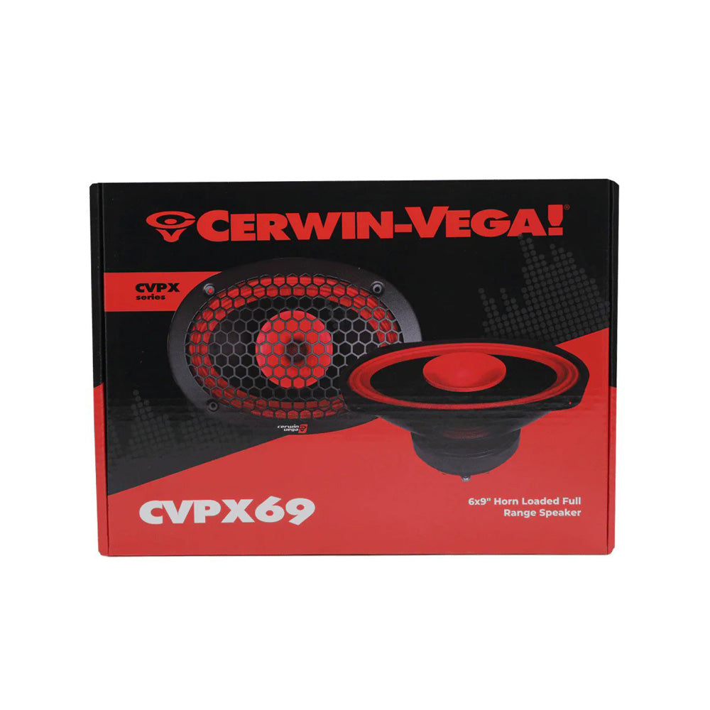 Cerwin Vega CVPX69 CVPX Series 6 Inchx9 Inch 2-Way Full Range Speaker with Horn Tweeter