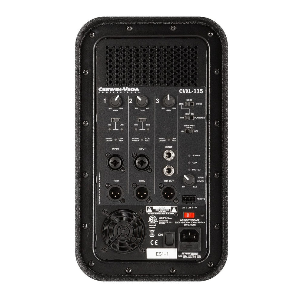 Cerwin Vega CVXL-115 15 Inch 1500W Powered Loudspeaker