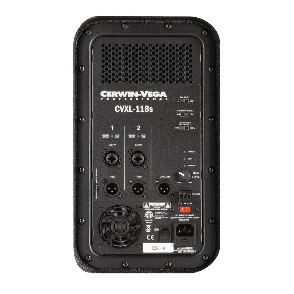 Cerwin-Vega CVXL-118s 2000 Watts Powered Subwoofer