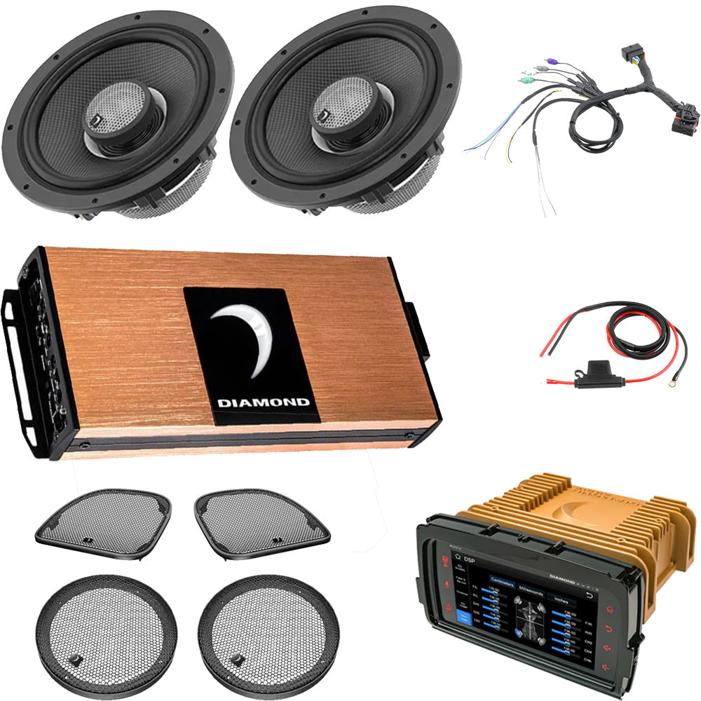 Diamond Audio DA1423RGTP1R (Package Includes MSHD14, MICRO4V2, (2) HXM65F2BK, DHDRG, MSPWHR, MSTLINK, DHDRGU, TOUR PACK 1/2" SPACER REQUIRED)