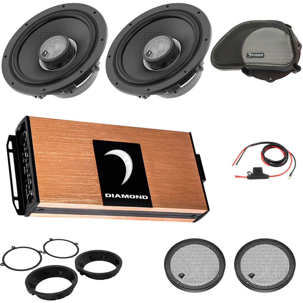 Diamond Audio DA9813RGTP1 (Package Includes MICRO4V2, (2) HXM65F2BK, DHDRG13, MSPWHR, DHDMCA, DHDRGU, TOUR PACK 1/2" SPACER REQUIRED)