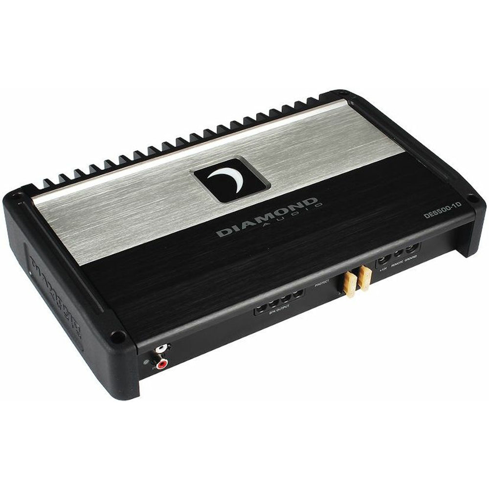 Diamond Audio DES500.1D 500W RMS DES Series 1-Channel Full Range Class D Car Amplifier
