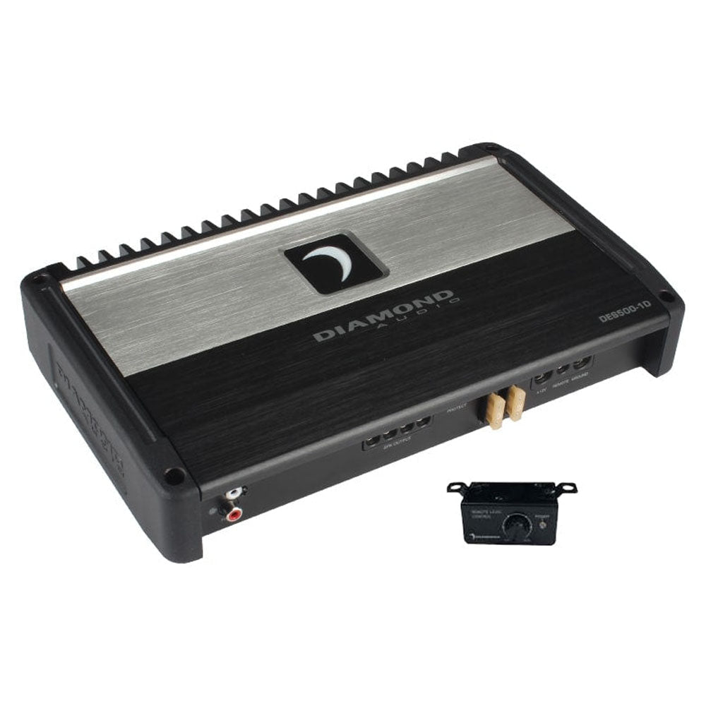 Diamond Audio DES500.1D 500W RMS DES Series 1-Channel Full Range Class D Car Amplifier