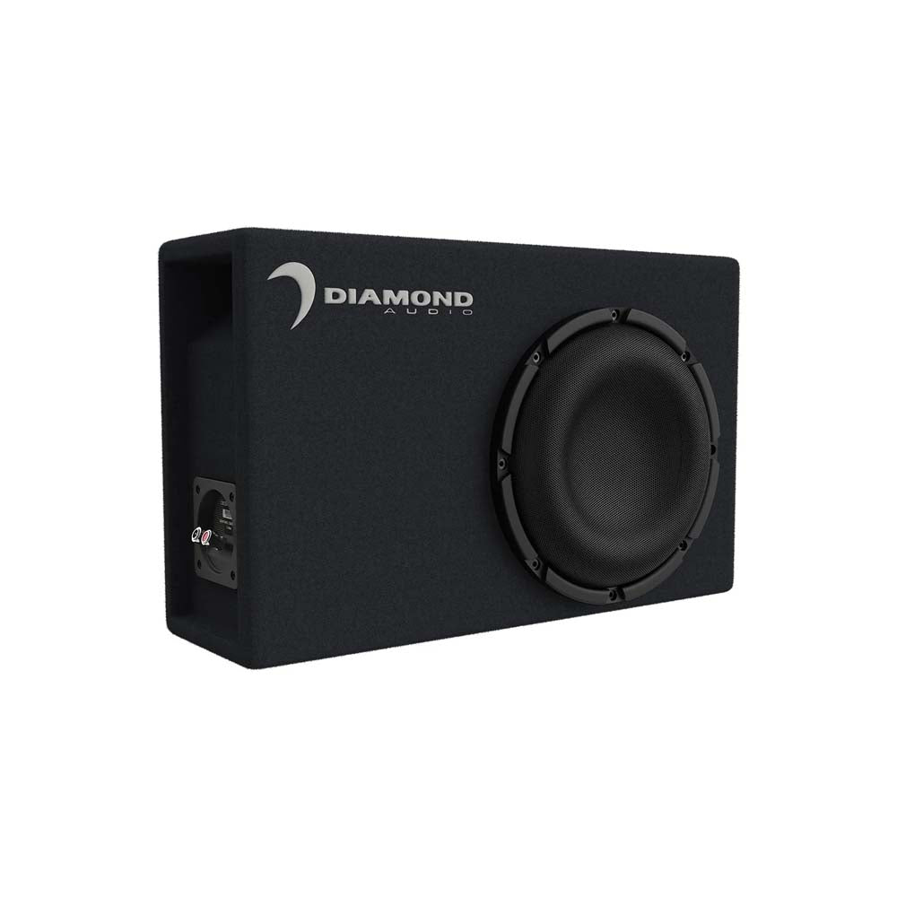 Diamond Audio DESMB10A Elite DES Series 10" Slot Vented Active Subwoofer Enclosure (2Ω)
