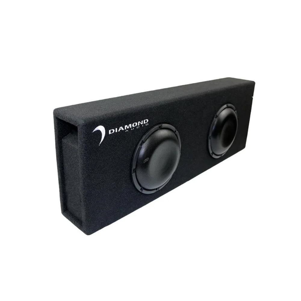 Diamond Audio DESMB10D Elite DES Series 10" Dual Slot Vented Passive Subwoofer Enclosure (2Ω)