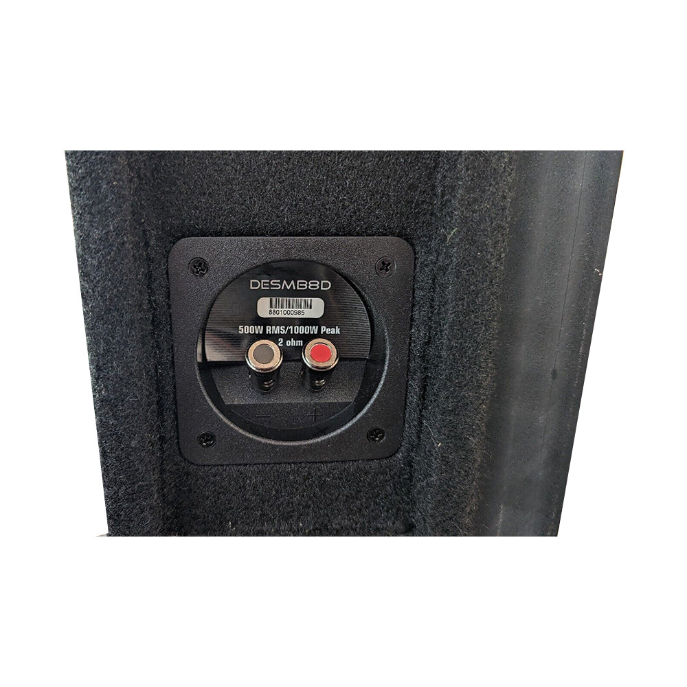 Diamond Audio DESMB8D 500W RMS Dual 8-inch Loaded Slot Vented Subwoofer Enclosure