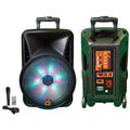 MR DJ DJ12BAT+ 12 Inch Active Speaker With Bluetooth & Fm Radio & Mp3 Player, Eq, With Built In 2-4 Hours Battery