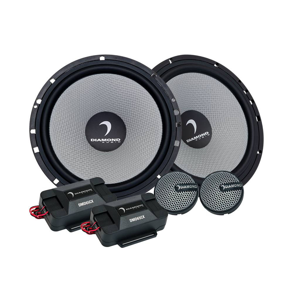 Diamond Audio DMD65C 200W Peak (100W RMS) 6.5" DMD Series 2-Way Car Component Speaker System