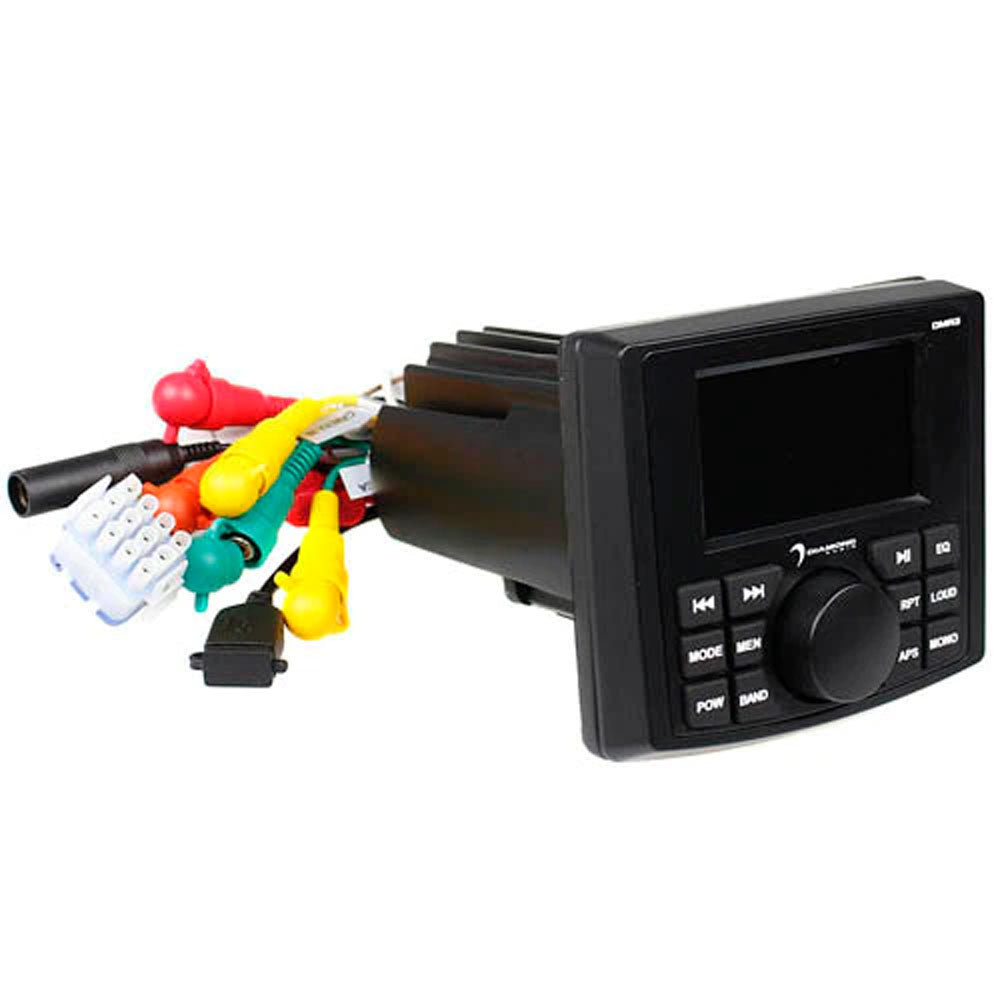 Diamond Audio DMR3 Square Gauge Style Marine Rated Media Center with 3" Full-Color TFT Display
