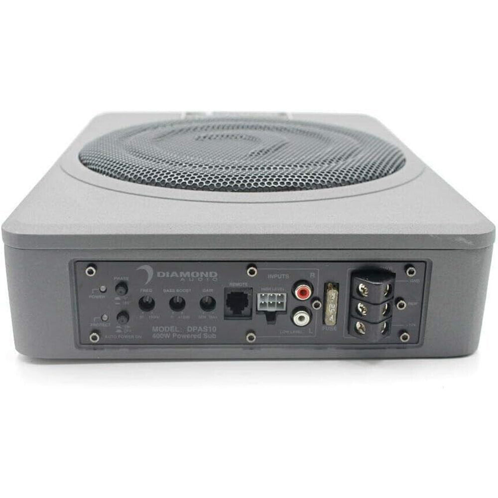Diamond Audio DPAS10 300W MAX (150W RMS) Powered Active Subwoofer