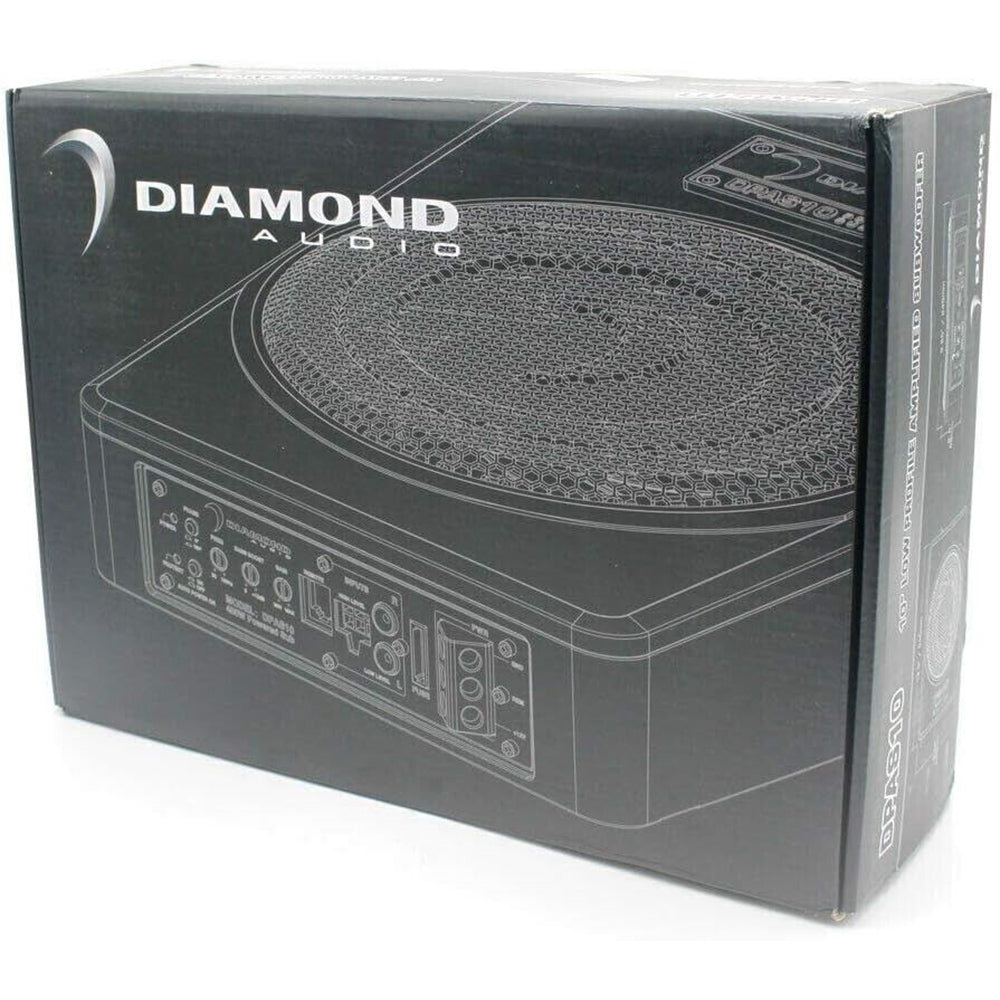 Diamond Audio DPAS10 300W MAX (150W RMS) Powered Active Subwoofer