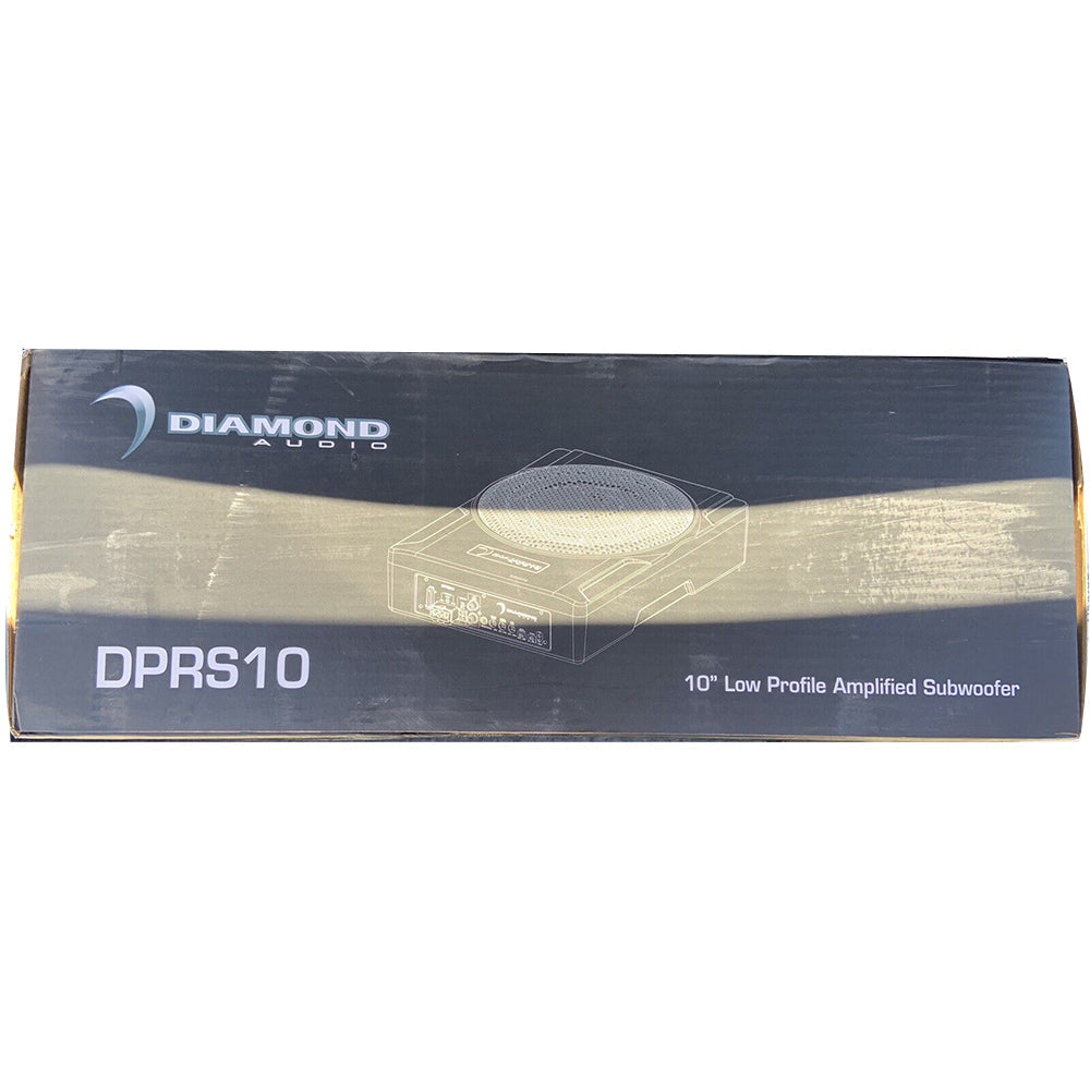 Diamond Audio DPRS10 300W MAX (150W RMS) 10" Powered Active Hybrid /Vented/Passive Radiator Subwoofer Enclosure