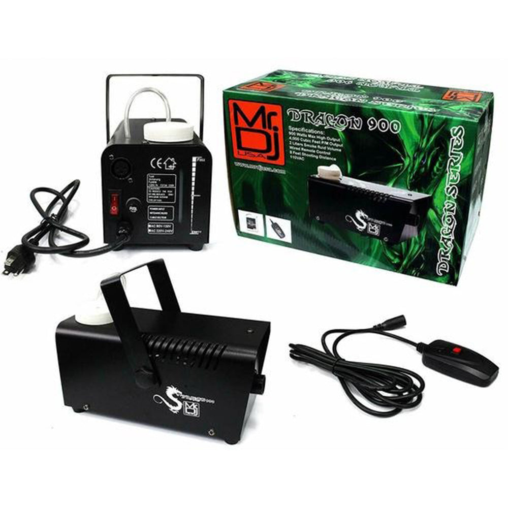 MR DJ DRAGON900 900 W Fog Machine W/Wire Remote