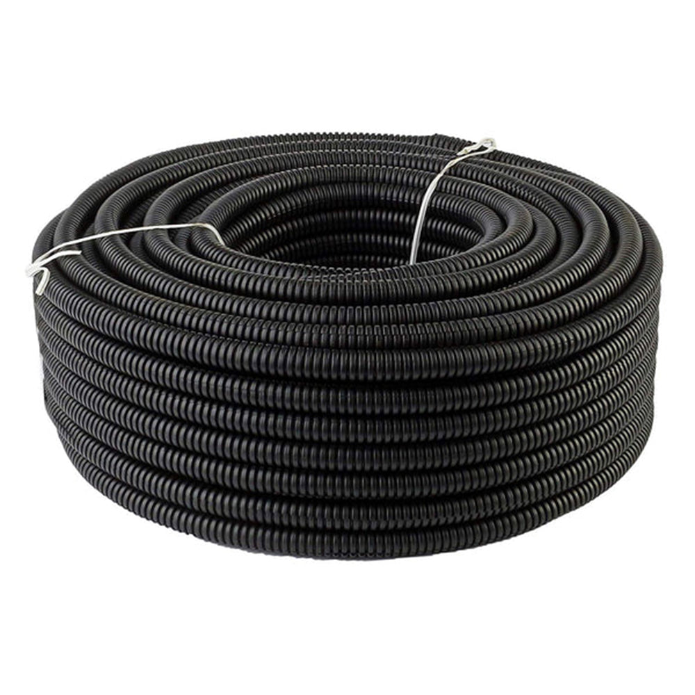 MR DJ DSLT1 100' 1" 25mm Black Split Wire Loom Conduit Tubing Sleeve Tube - DSLT10