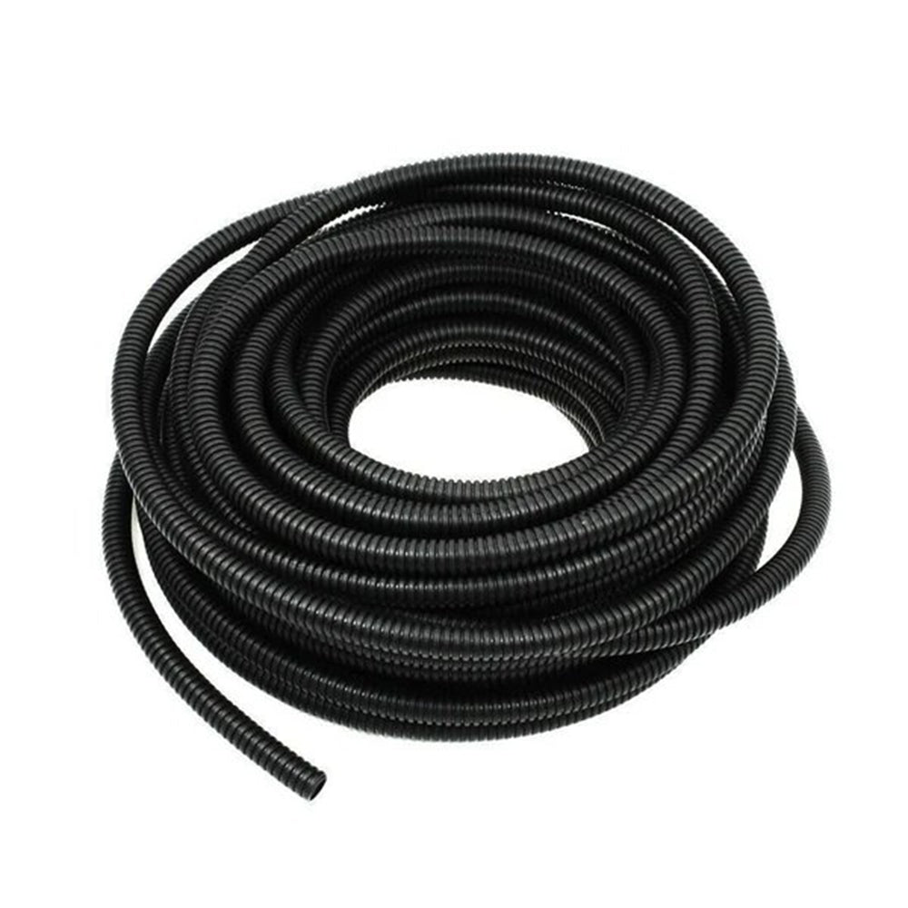 MR DJ DSLT1 100' 1" 25mm Black Split Wire Loom Conduit Tubing Sleeve Tube - DSLT10