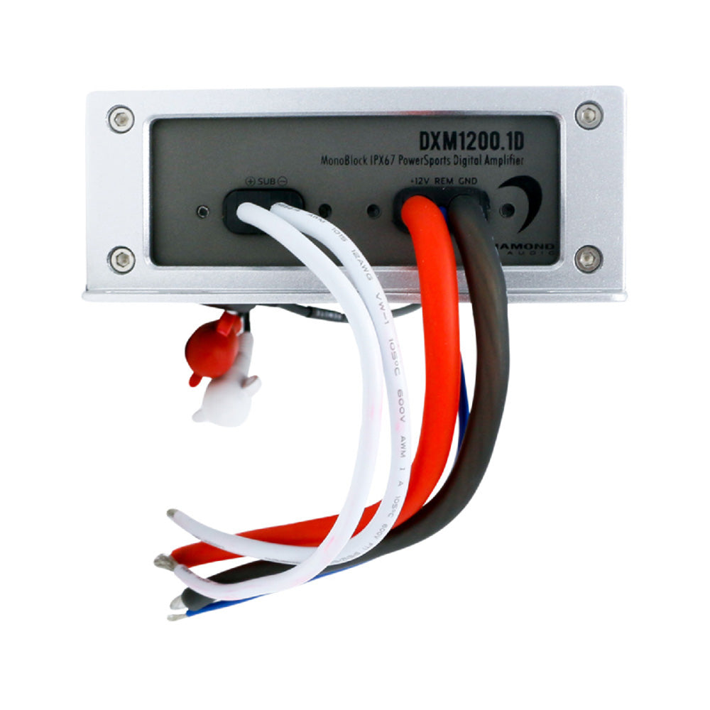 Diamond Audio DXM1200.1D MOTORSPORT Diamond Series 800W X 1 @2Ohms, Class D Full Range Mono Compact Waterproof Amplifier