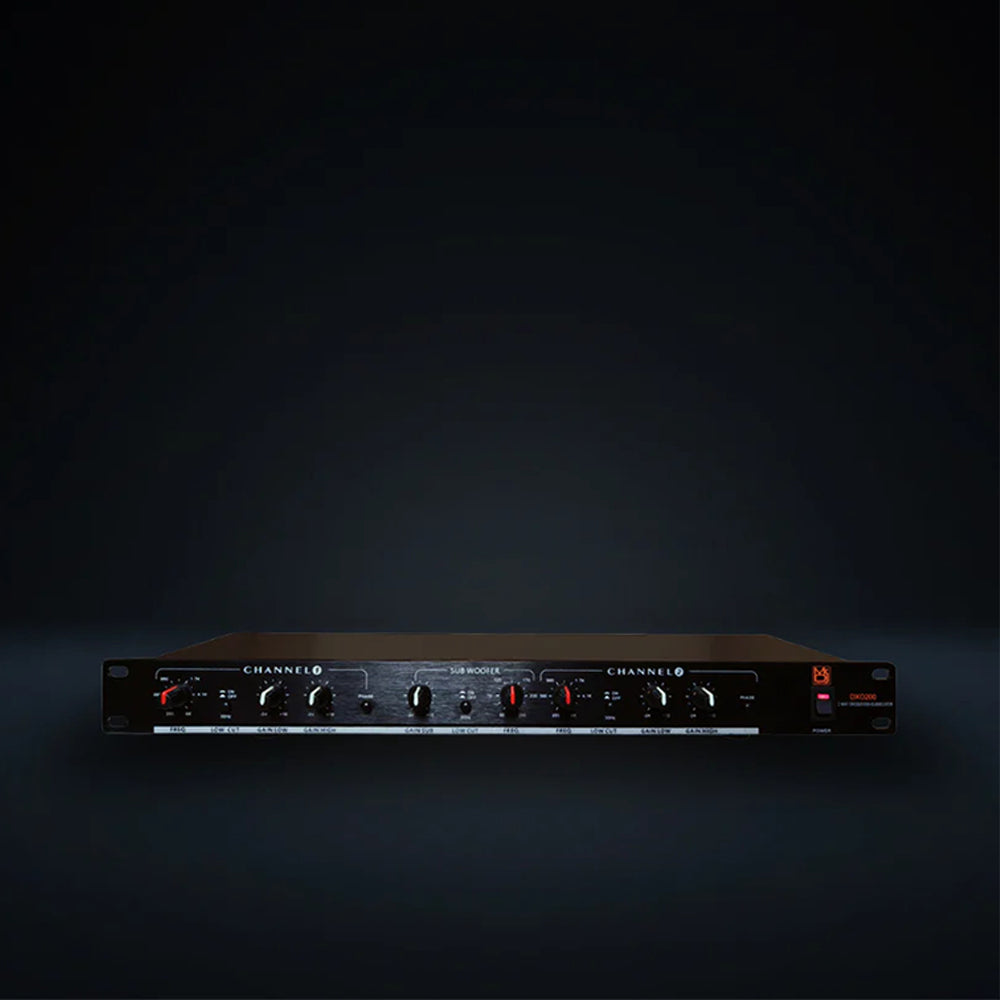 MR DJ DXO200 Pro Pa Dj Club Stereo 2 Way Plus Subwoofer Crossover