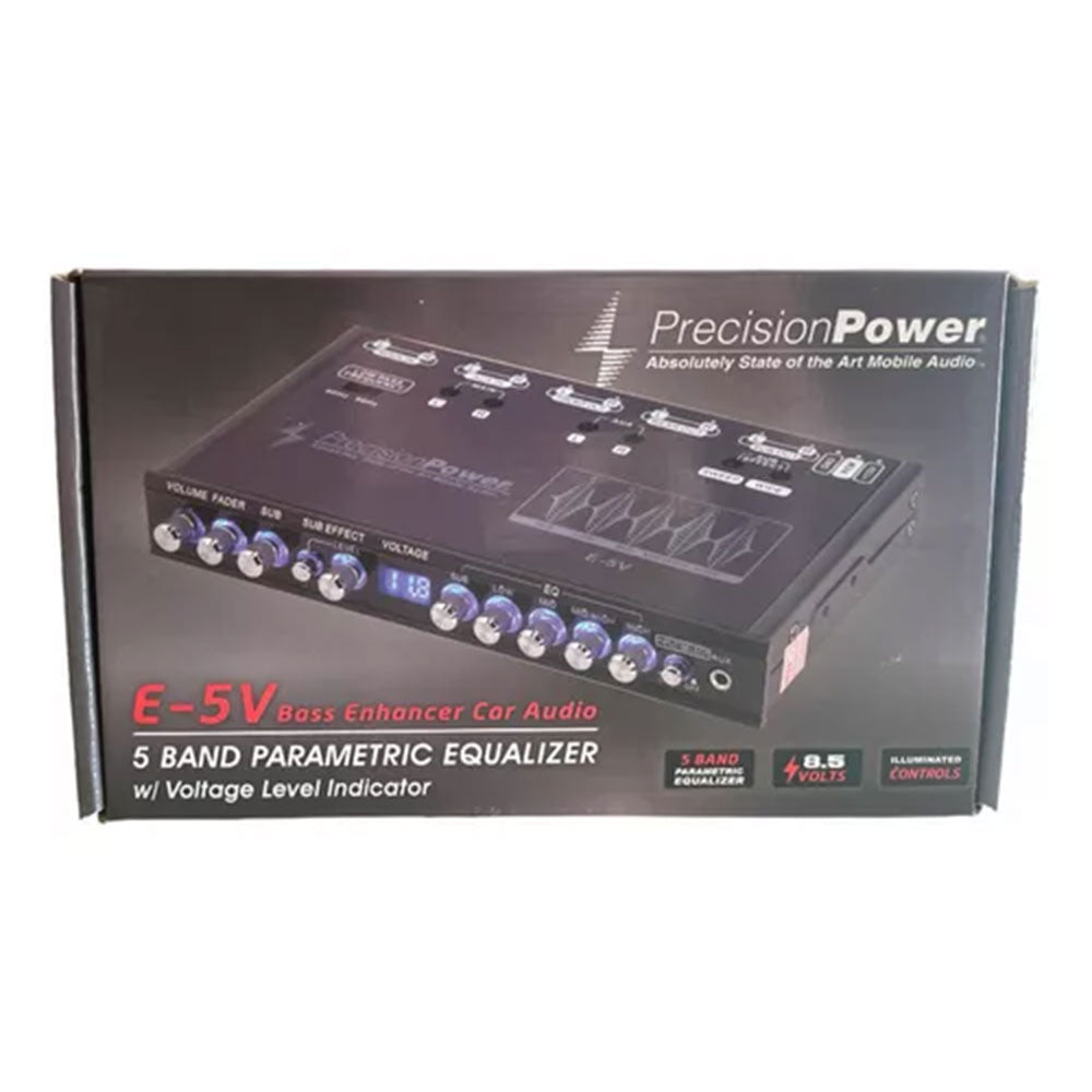 Precision Power E.5V 5-Band Parametric Equalizer with LED Display