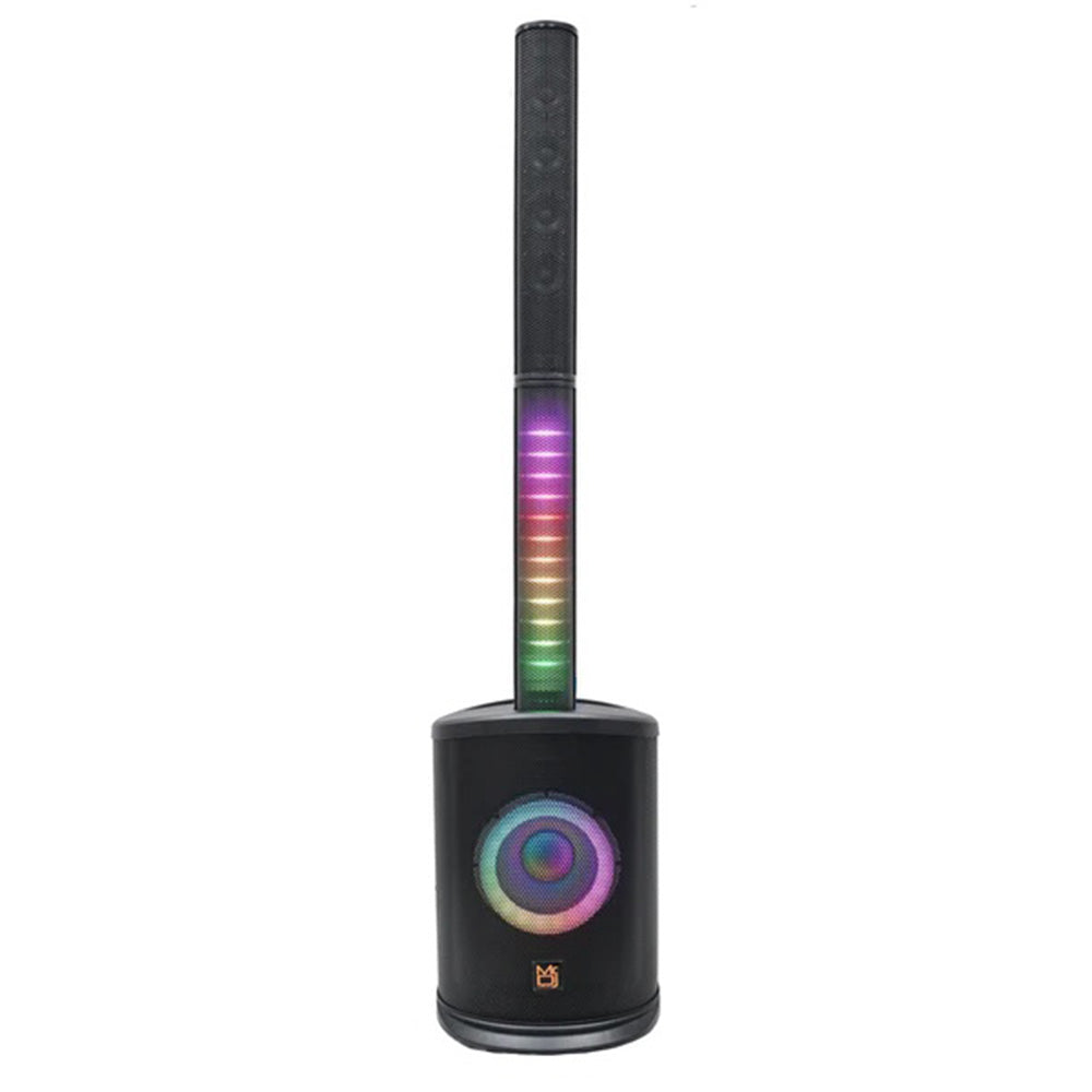 MR DJ ELITE All-In-One 8 Inch Portable Bluetooth Line Column Array Speaker