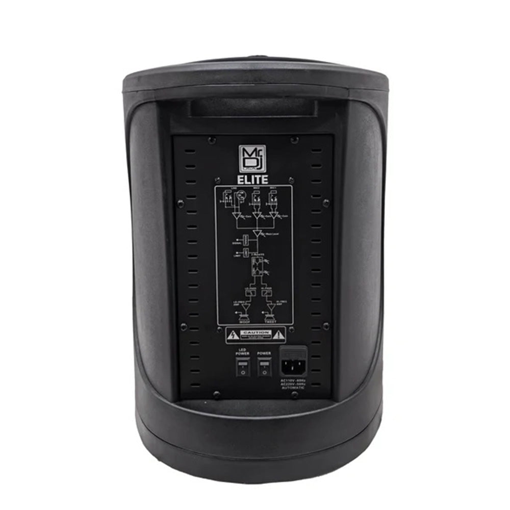 MR DJ ELITE All-In-One 8 Inch Portable Bluetooth Line Column Array Speaker