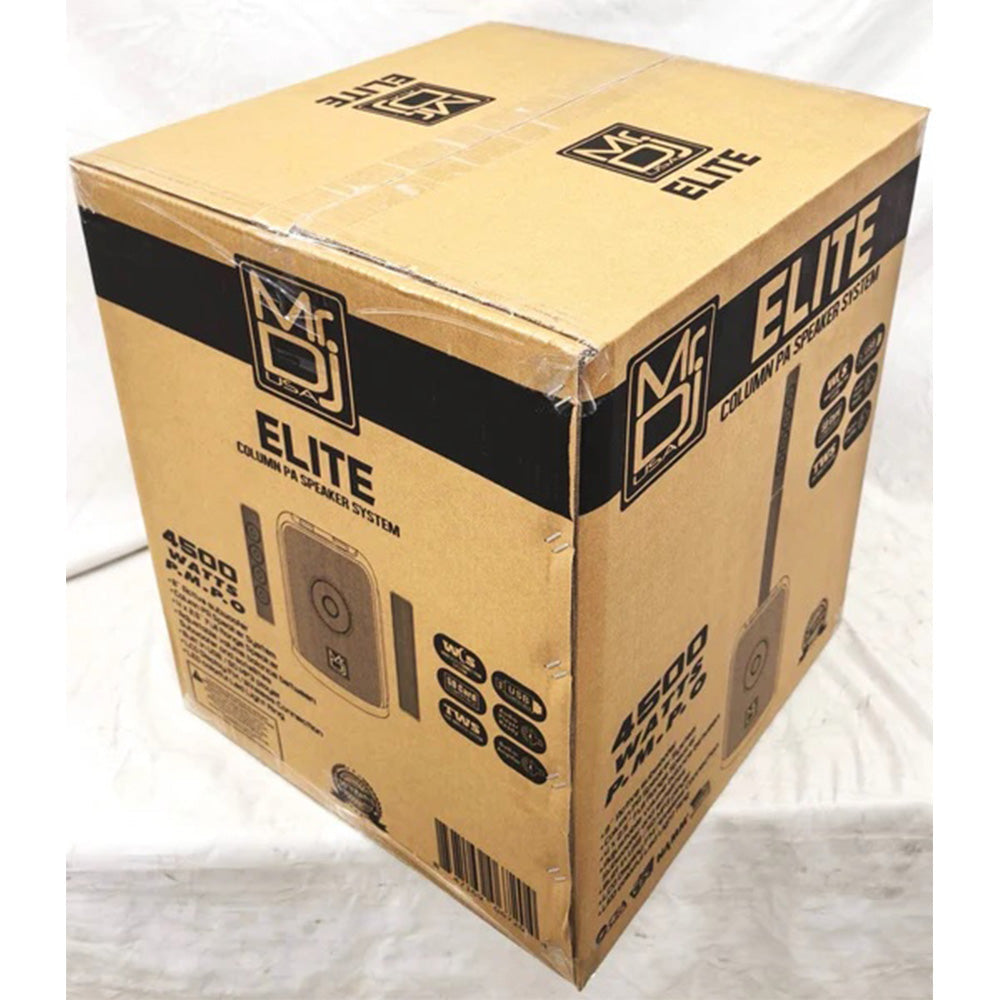 MR DJ ELITE All-In-One 8 Inch Portable Bluetooth Line Column Array Speaker