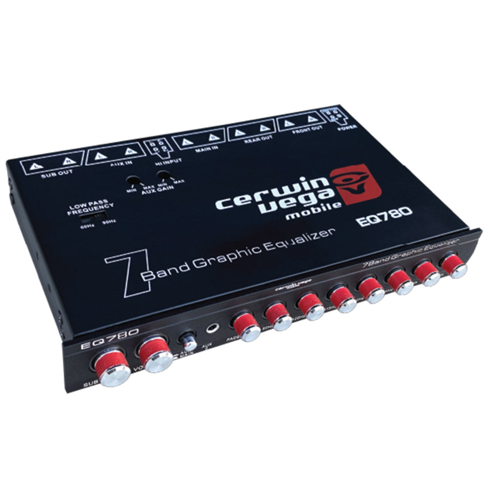 Cerwin Vega EQ780 7-Band Parametric EQ with AUX Input