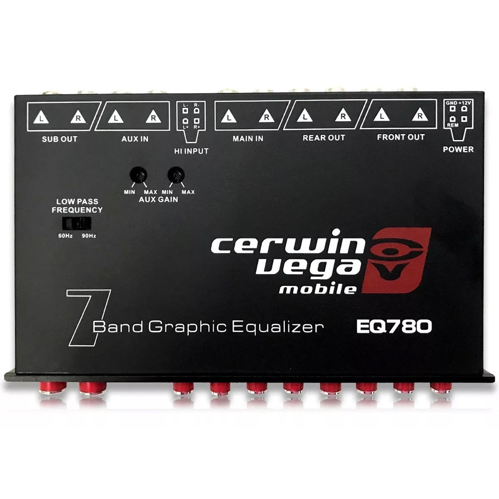 Cerwin Vega EQ780 7-Band Parametric EQ with AUX Input